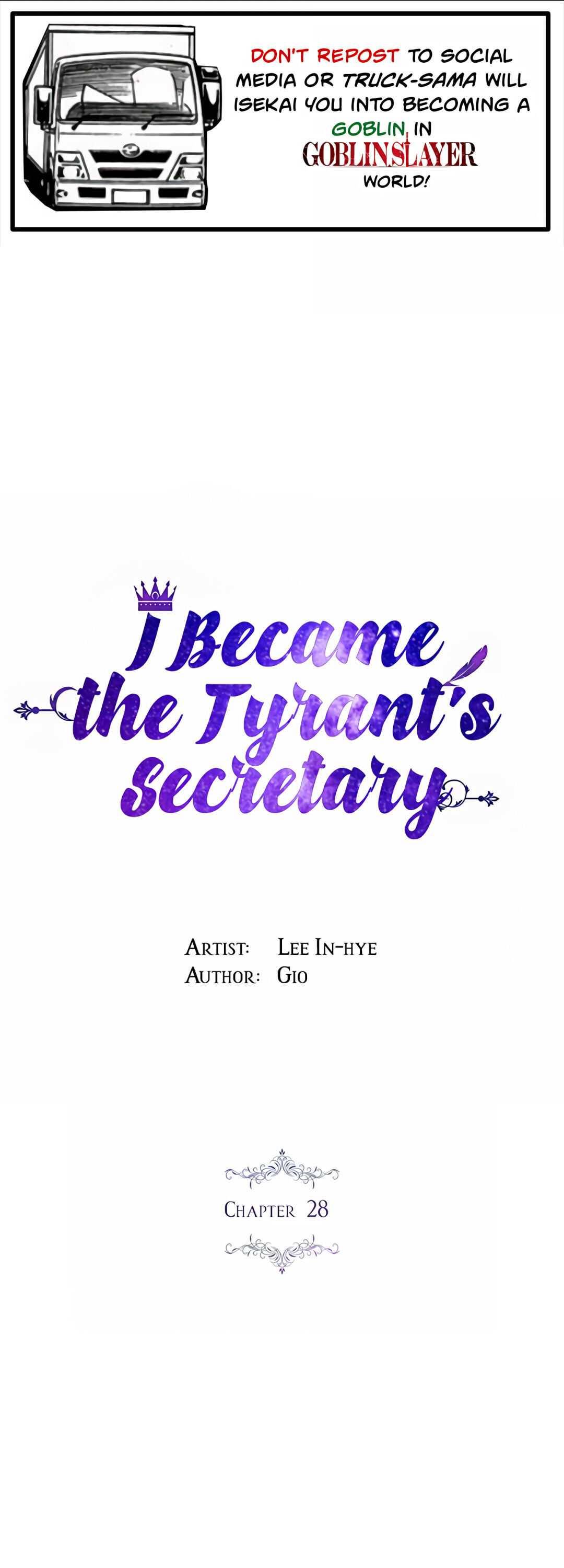 I'm The Tyrant's Secretary Chapter 28 - Picture 1