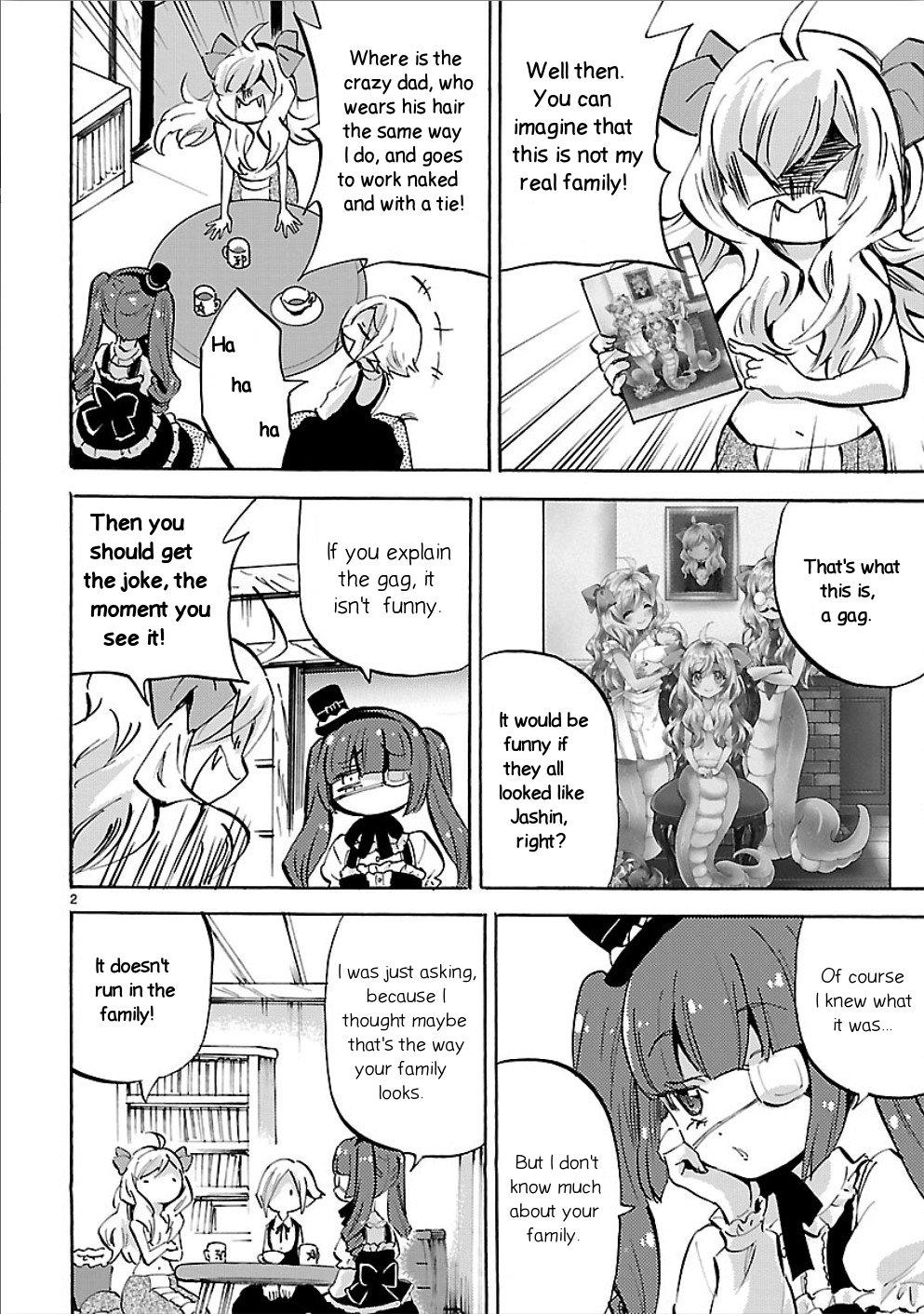 Jashin-Chan Dropkick Vol.13 Chapter 156: Real Family - Picture 2