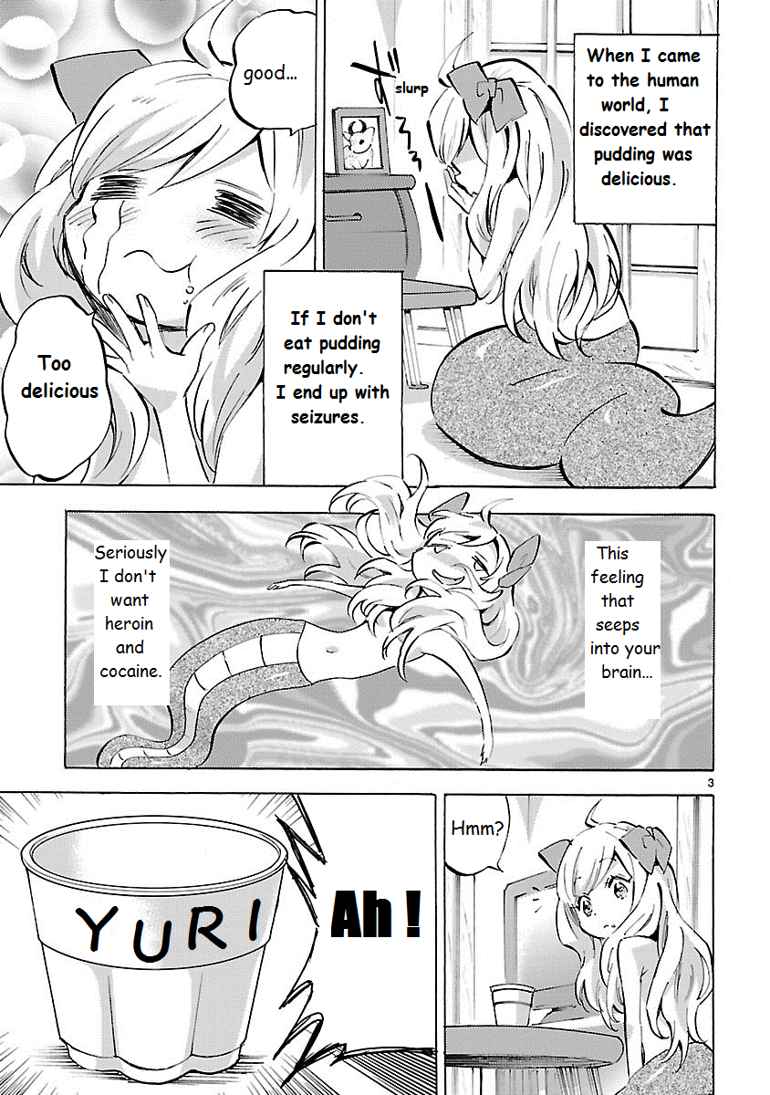 Jashin-Chan Dropkick Vol.8 Chapter 94: Pudding Addict And Iron Maiden - Picture 3