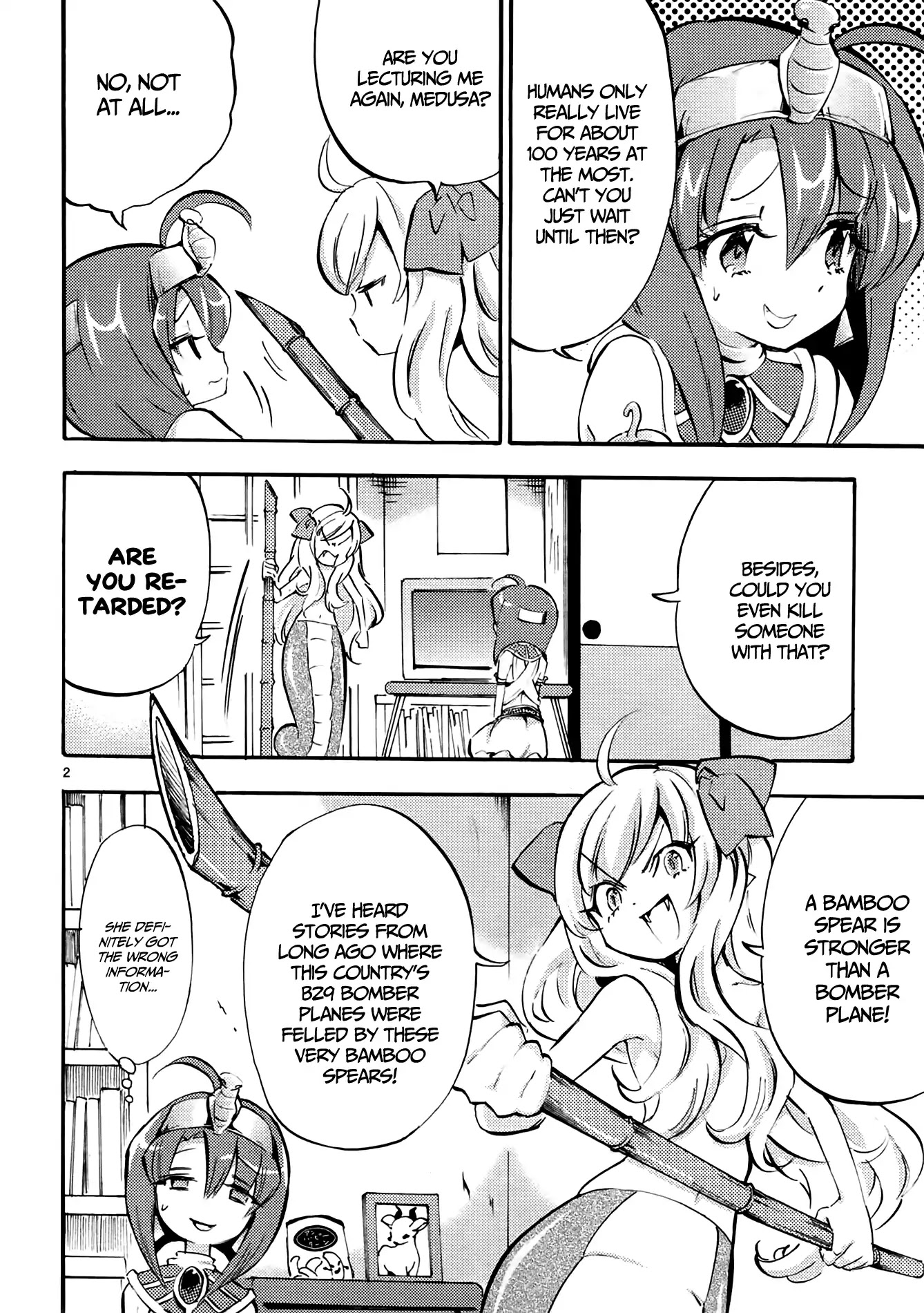 Jashin-Chan Dropkick Chapter 36: A Bamboo Spear Is Stronger Than A Bamboo Plane - Picture 2