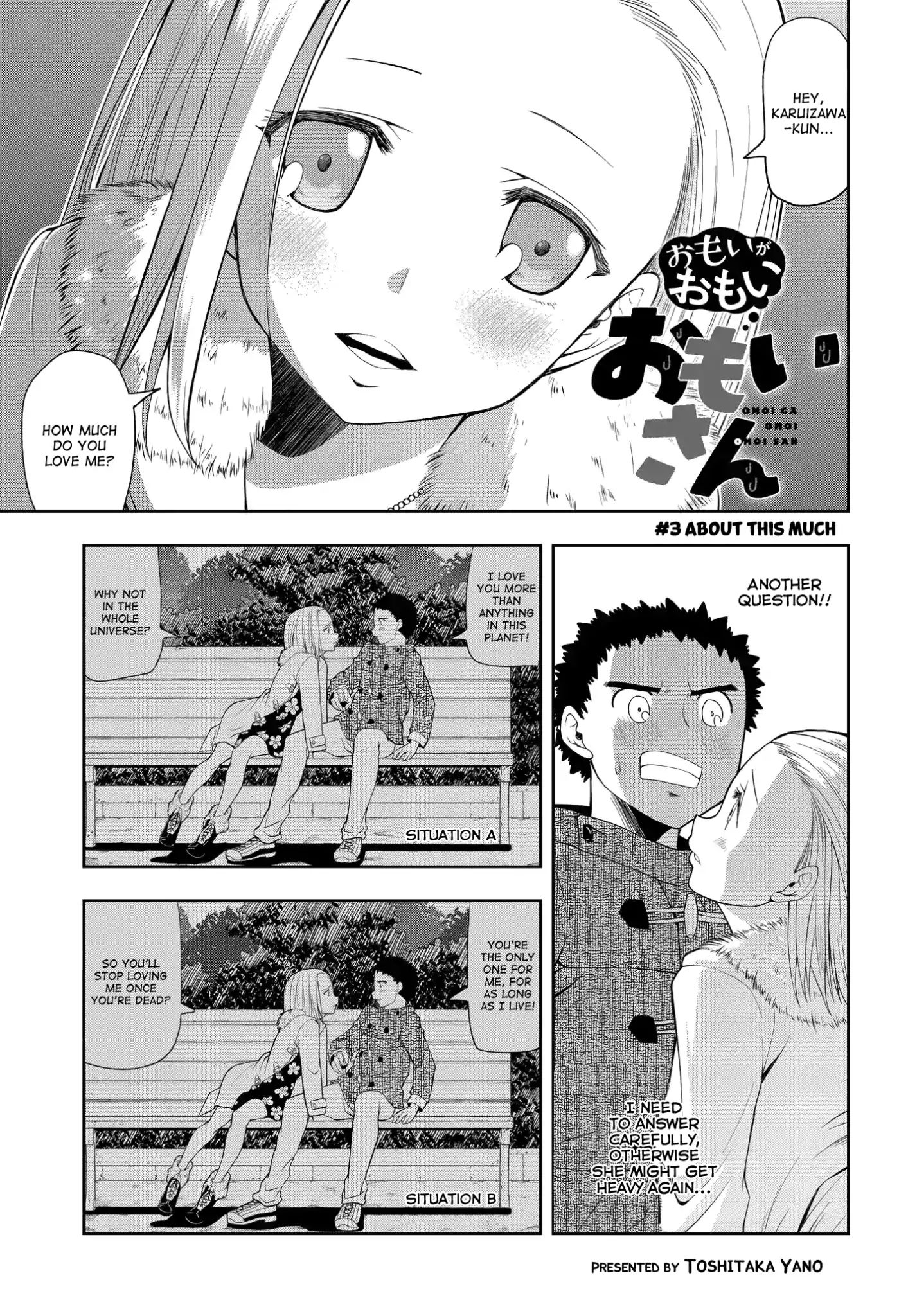 Omoi Ga Omoi Omoi-San Chapter 3: About This Much - Picture 1
