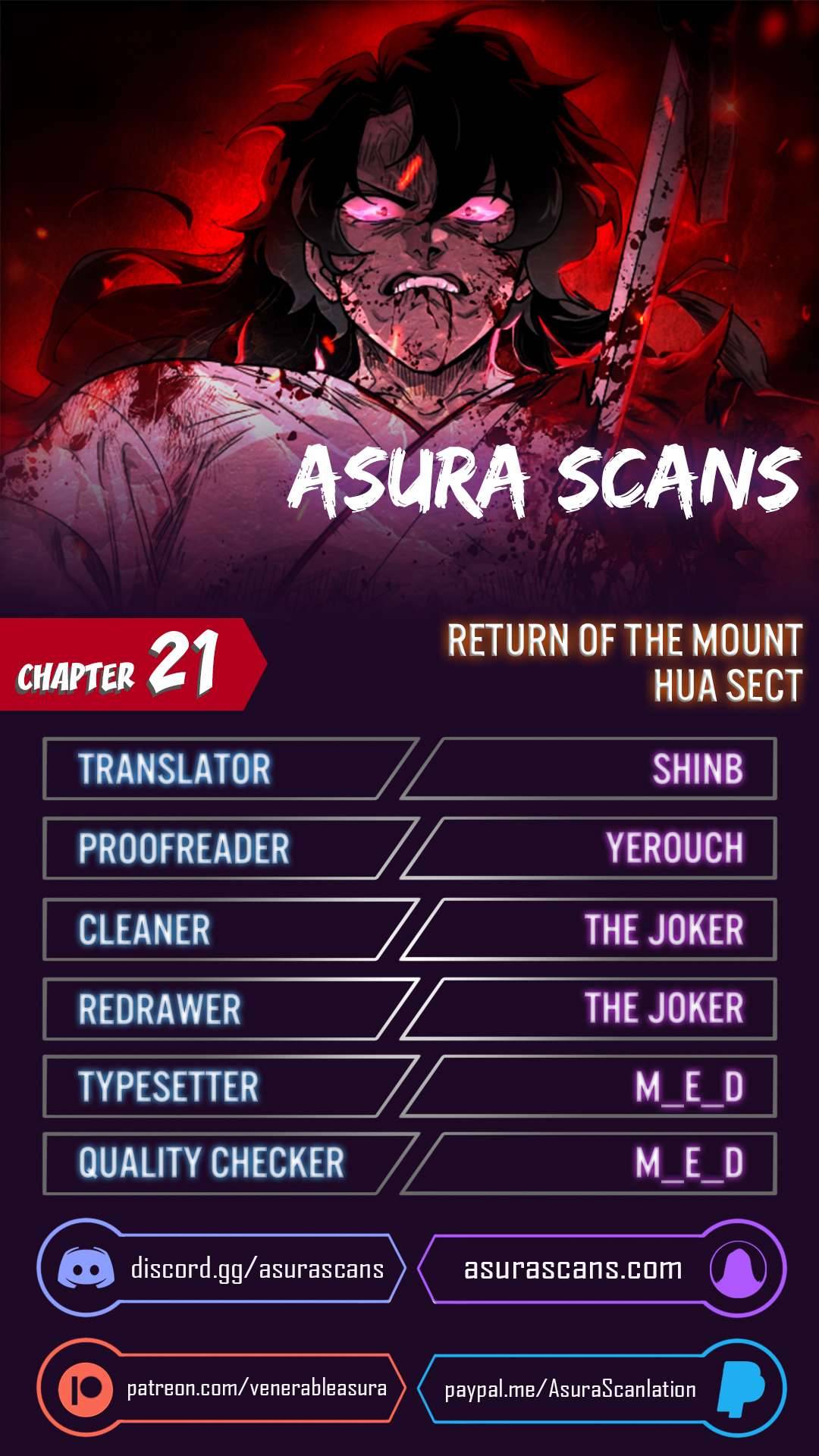 Return Of The Mount Hua Sect Chapter 21 - Picture 1