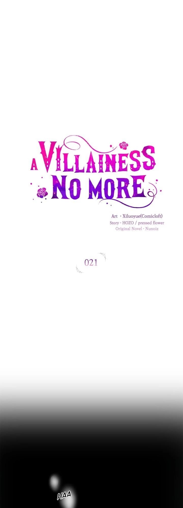A Villainess No More - Page 1