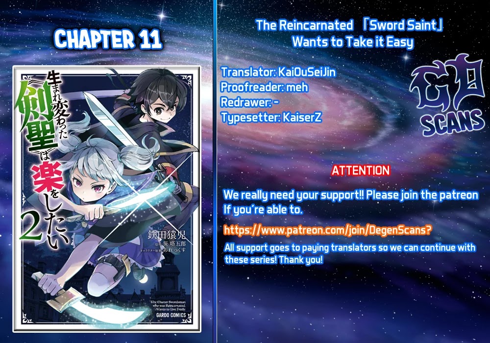 The Reincarnated 「Sword Saint」 Wants To Take It Easy Chapter 11: Course Of Action - Picture 1