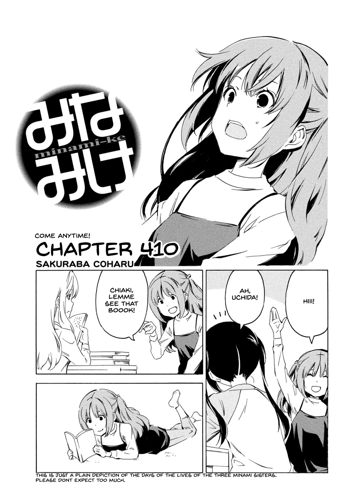 Minami-Ke Chapter 410: Come Anytime! - Picture 1