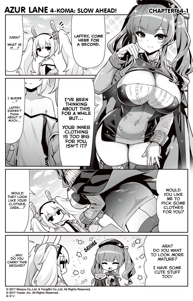 Azur Lane 4-Koma: Slow Ahead Chapter 64 - Picture 1