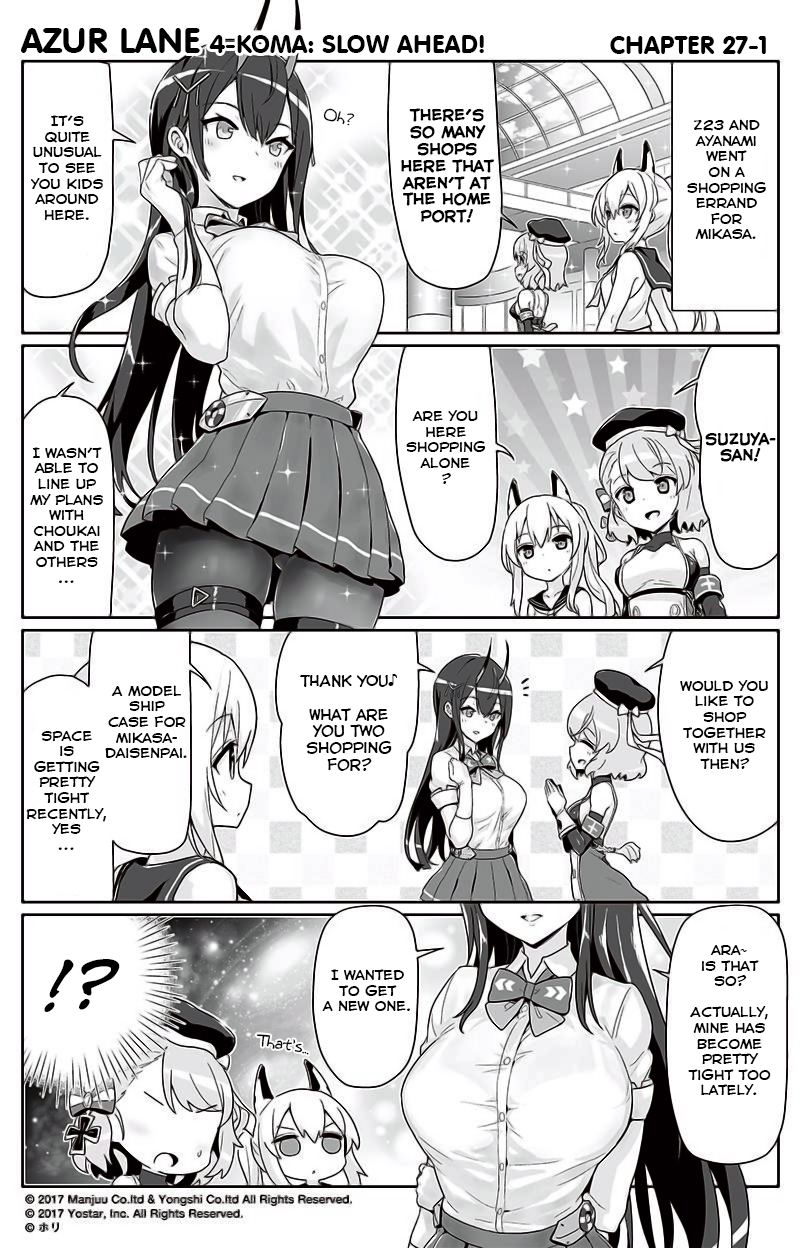 Azur Lane 4-Koma: Slow Ahead Chapter 27 - Picture 1