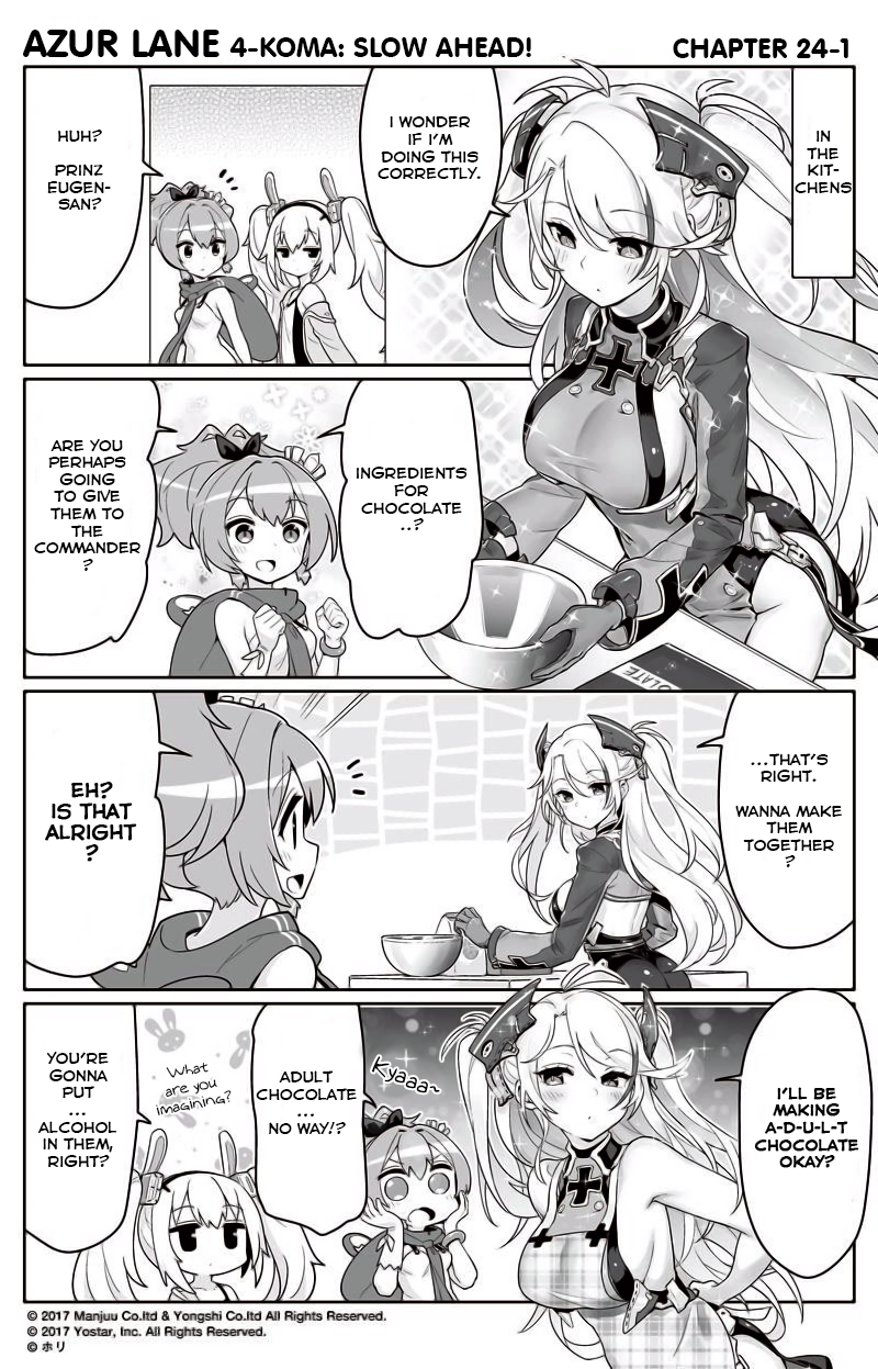 Azur Lane 4-Koma: Slow Ahead Chapter 24 - Picture 1