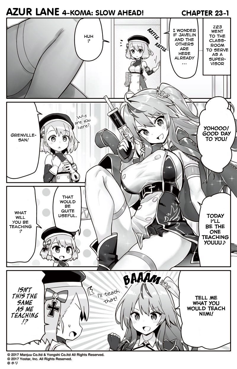 Azur Lane 4-Koma: Slow Ahead Chapter 23 - Picture 1