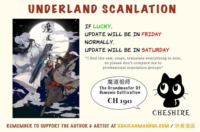 The Grandmaster Of Demonic Cultivation Chapter 190 - Picture 1