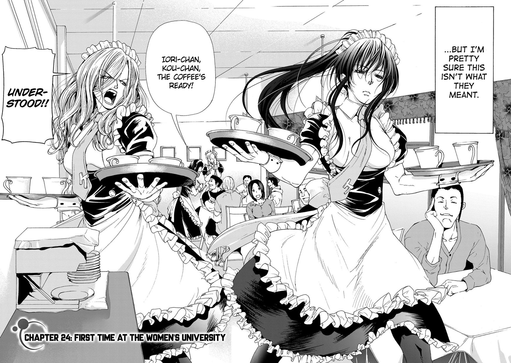 Grand Blue Chapter 24 : First Time At The Women S University - Picture 3
