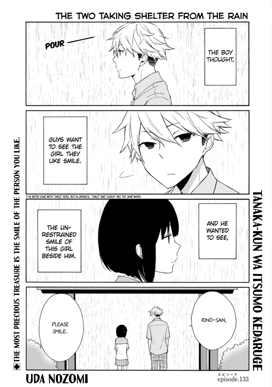 Tanaka-Kun Wa Itsumo Kedaruge - Page 1