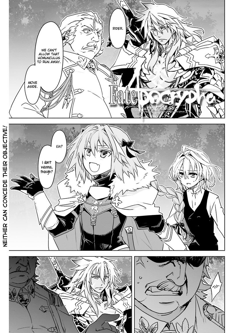 Fate/apocrypha Chapter 15 : Episode: 15 What A Hero Aimed To Be - Picture 1