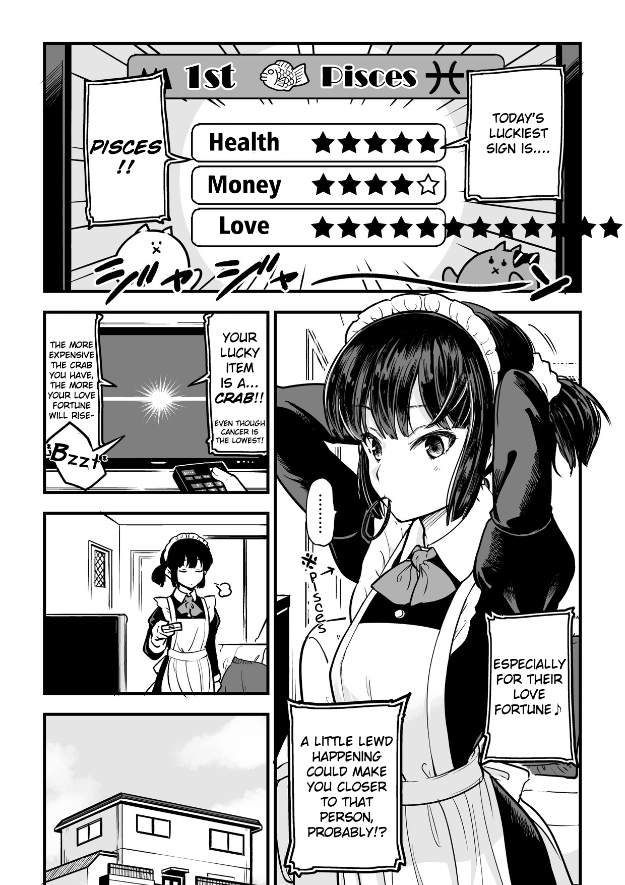 The Maid Who Can't Hide Her Feelings Chapter 5: Meika-San And Fortune-Telling - Picture 1