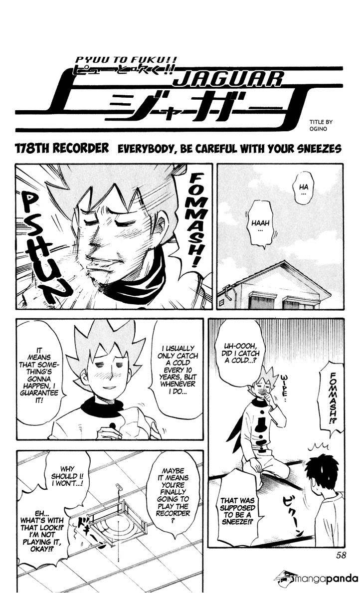 Pyu To Fuku! Jaguar Chapter 178 : Everybody, Be Careful With Your Sneezes - Picture 1
