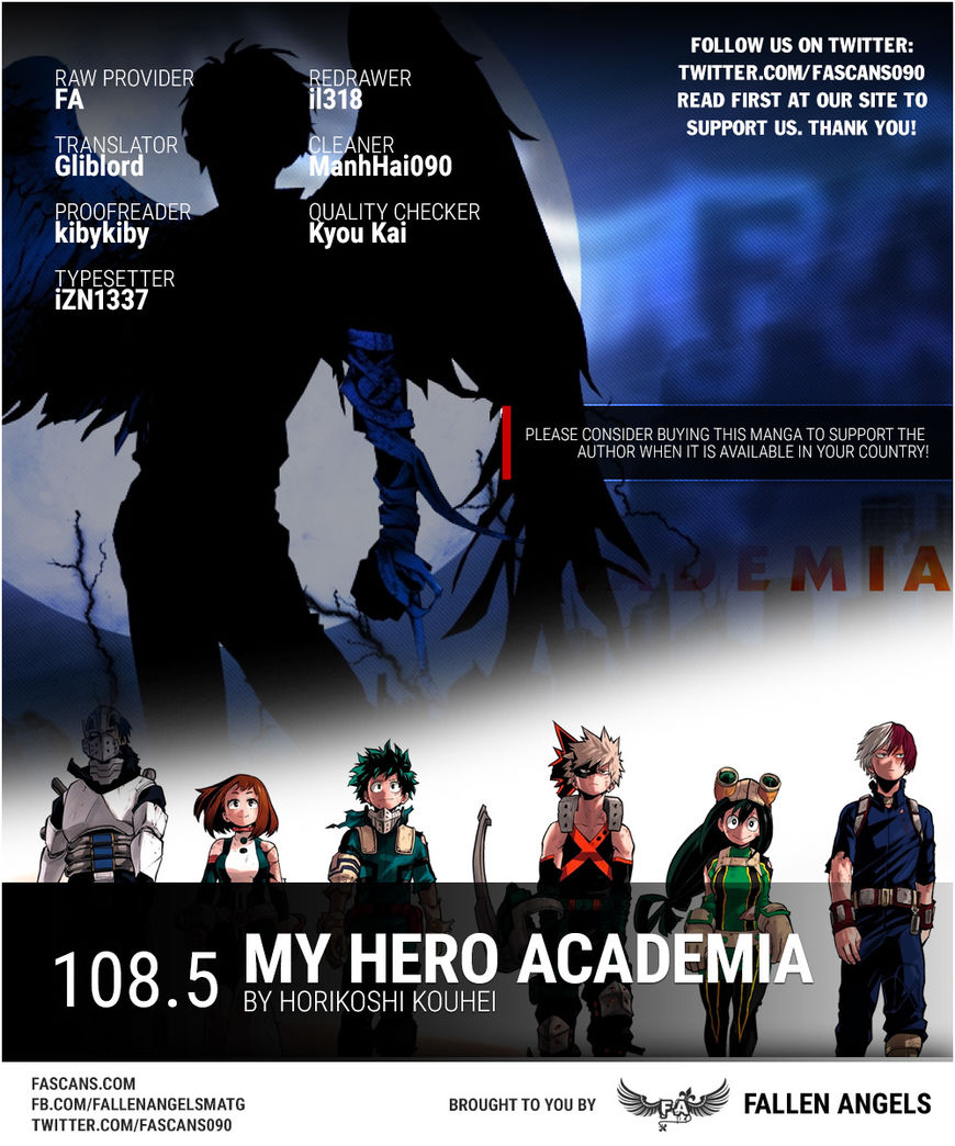 Boku No Hero Academia Chapter 108.5 : Volume 12 Omake - Picture 1