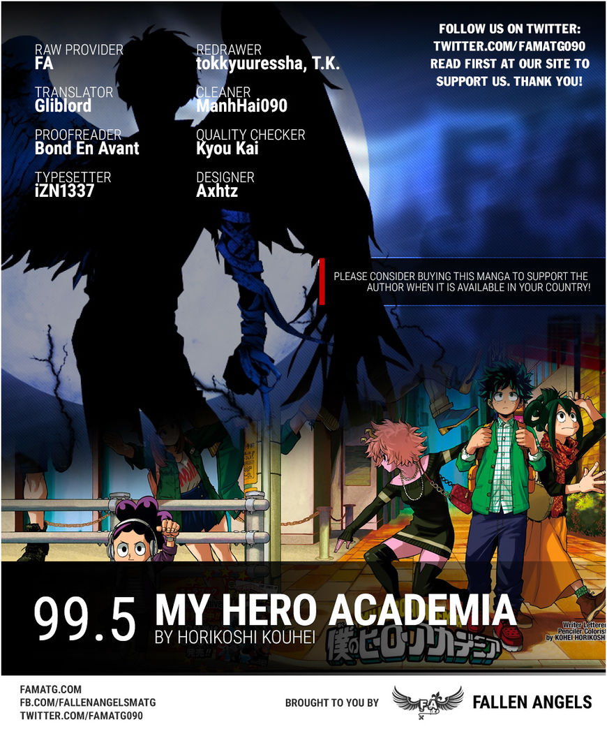 Boku No Hero Academia Chapter 99.5 : Volume 11 Omake - Picture 1