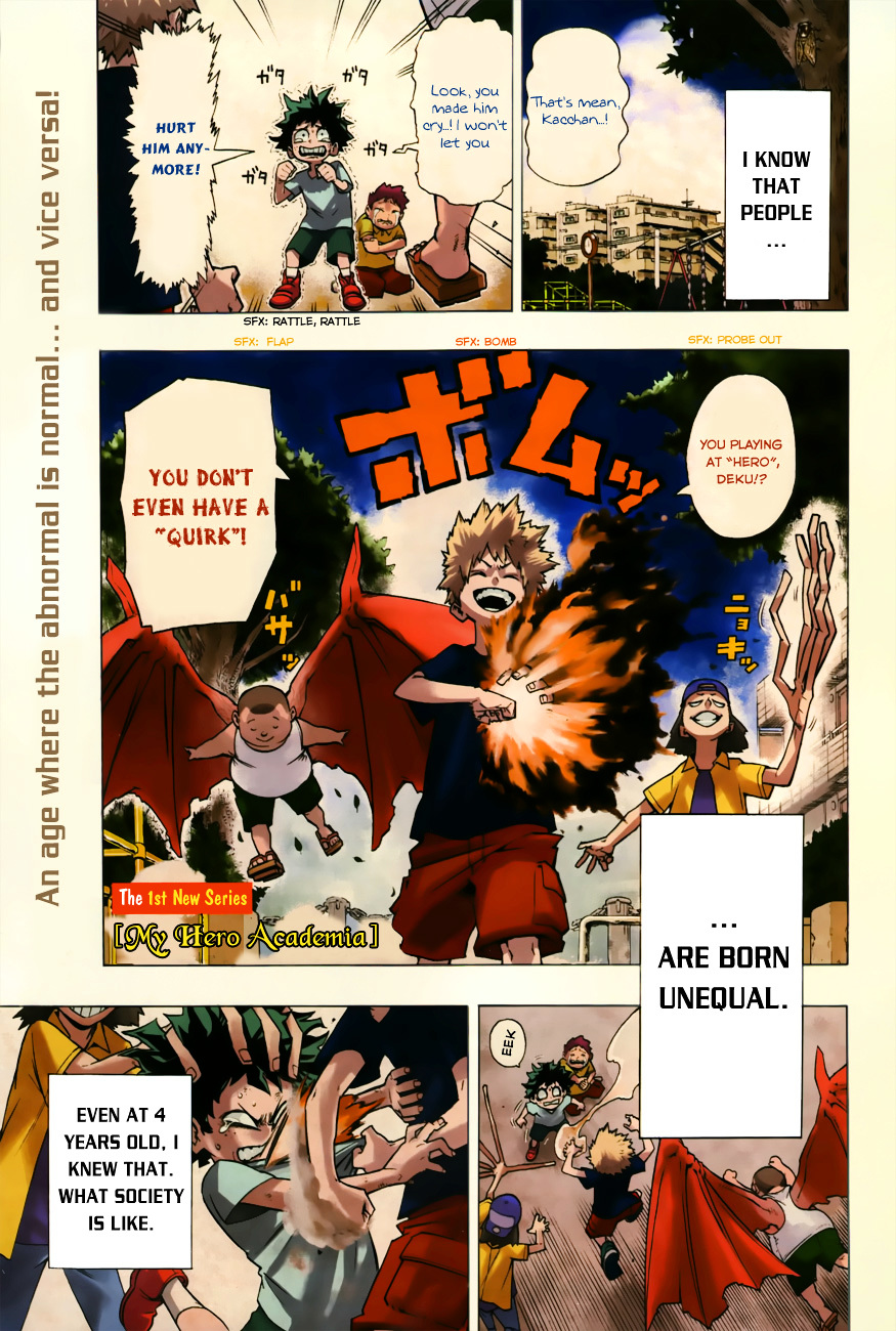 Boku No Hero Academia Chapter 1 (V2) : Midoriya Izuku: The Origin - Picture 3