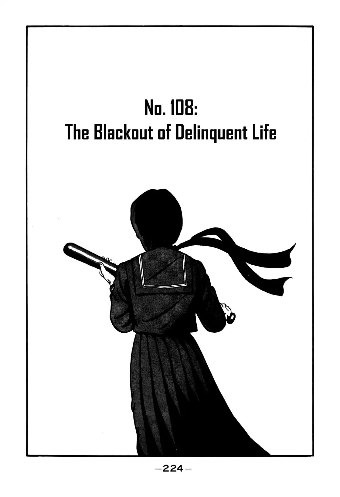 Be-Bop-Highschool Chapter 108: The Blackout Of Delinquent Life - Picture 1