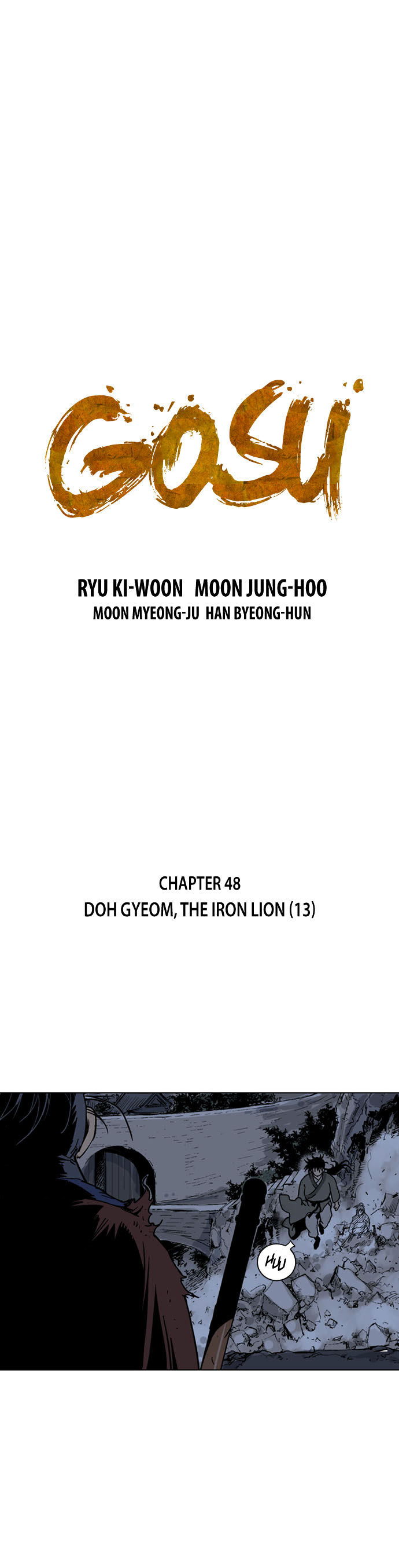 Gosu Chapter 48 : Doh Gyeom, The Iron Lion (13) - Picture 2