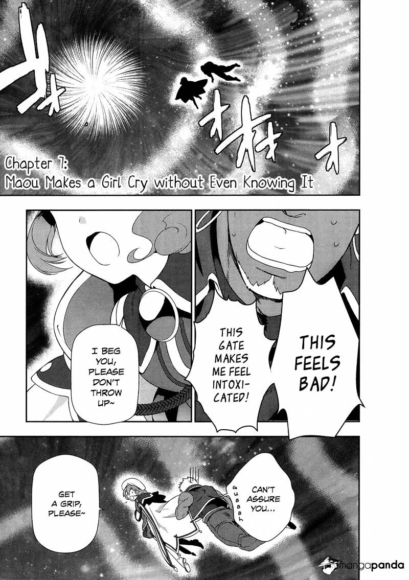 Hataraku Maou-Sama! Chapter 7 : Maou Makes A Girl Cry Without Even Knowing It - Picture 2