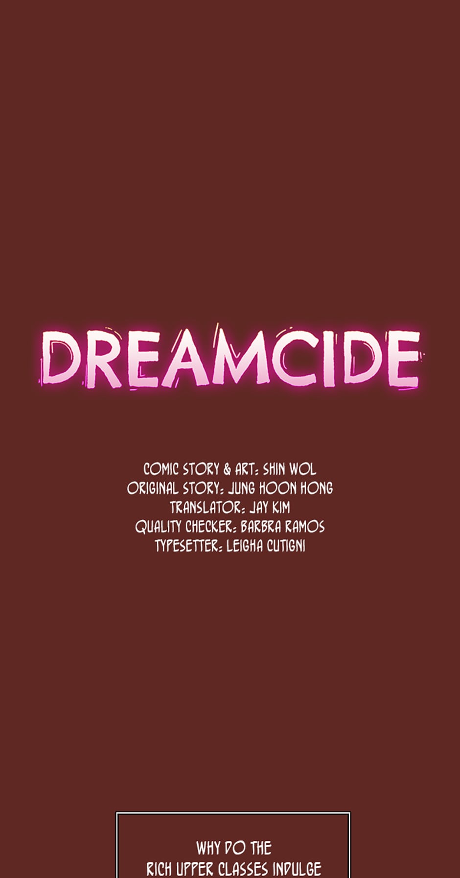 Dreamcide - Page 1