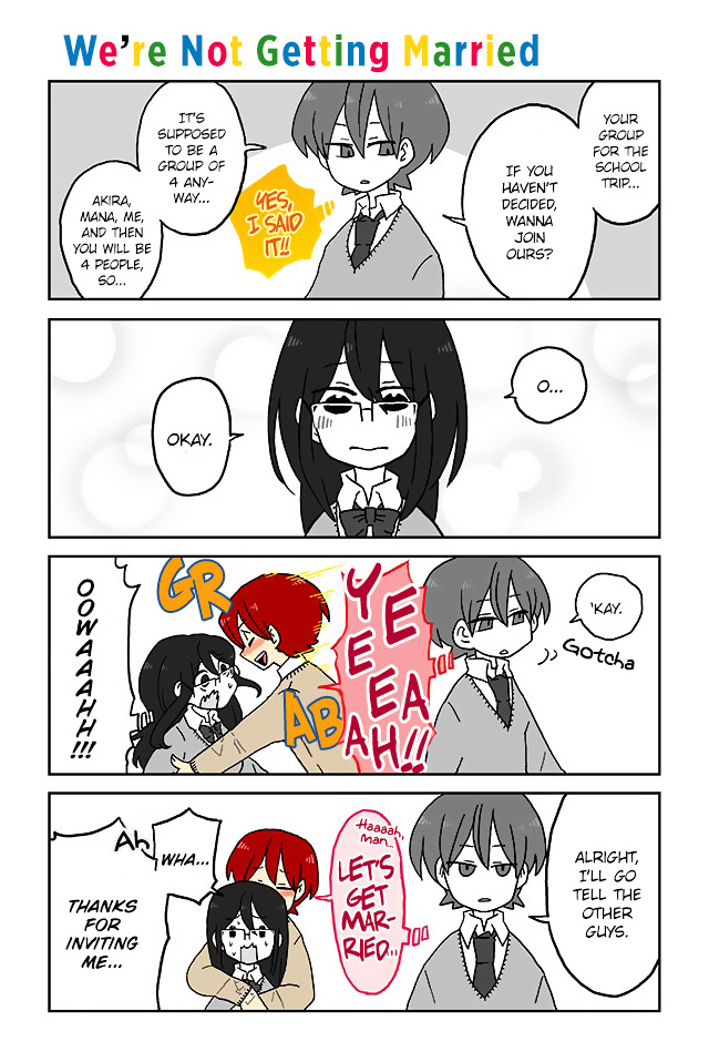 Mousou Telepathy Chapter 48 : We're Not Getting Married - Picture 1