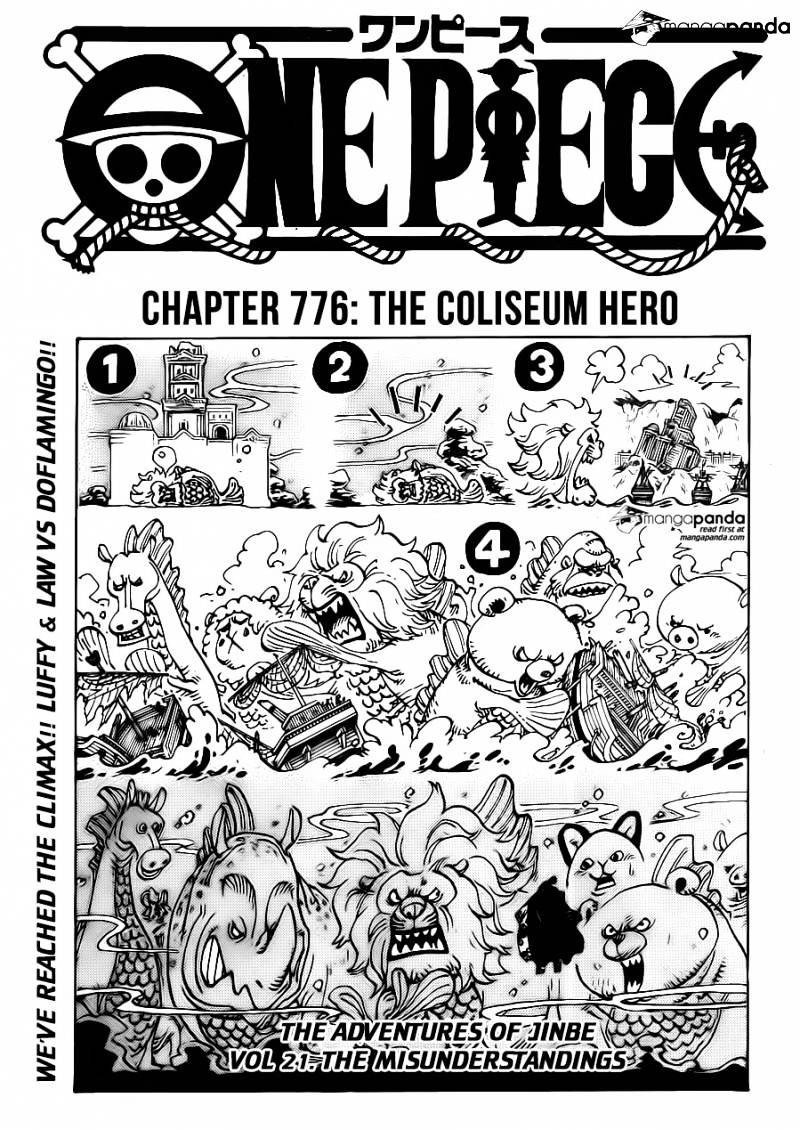One Piece Chapter 776 : The Coliseum Hero - Picture 1
