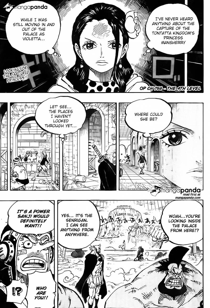 One Piece Chapter 756 : The 4Th Level - Picture 3