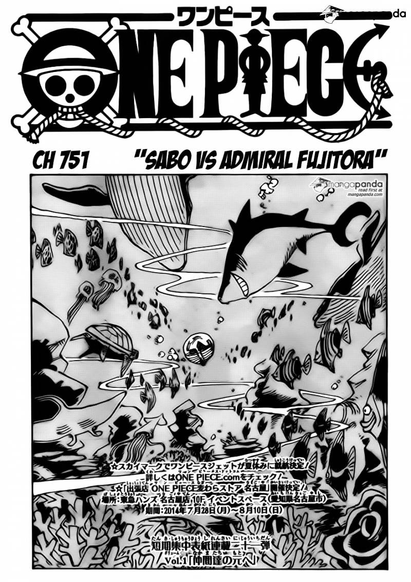 One Piece Chapter 751 - Picture 1