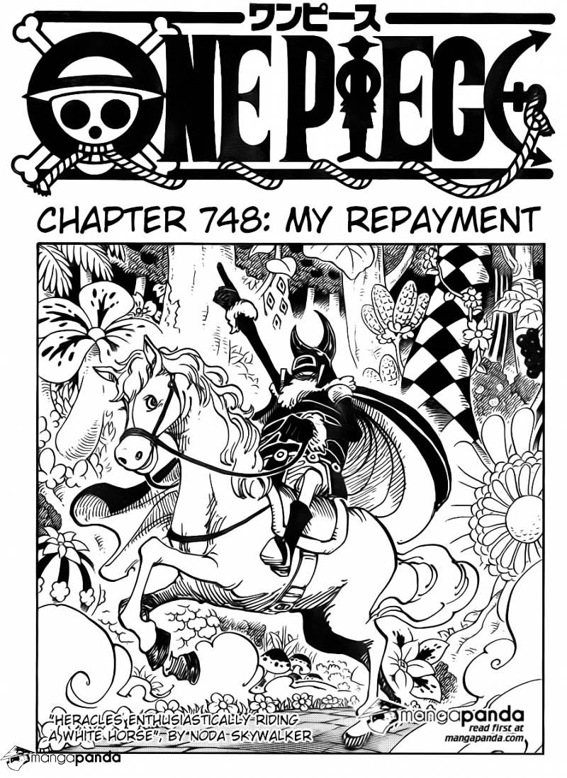 One Piece Chapter 748 : My Repayment - Picture 3