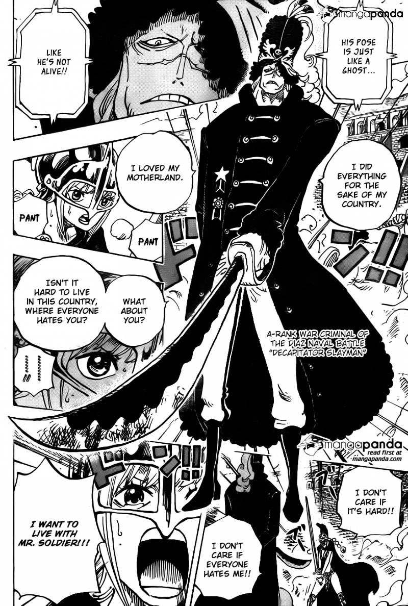 One Piece Chapter 733 : What Mr. Soldier Wants - Picture 3