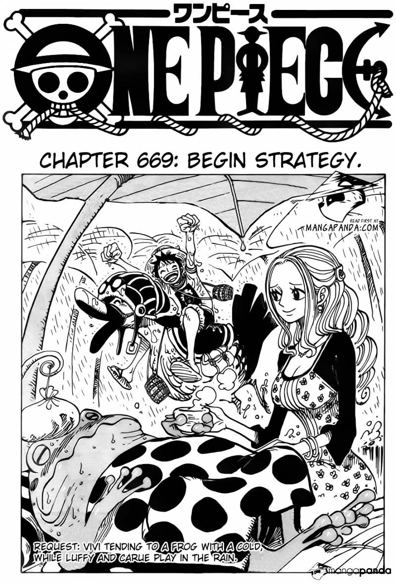 One Piece Chapter 669 : Begin Strategy. - Picture 1