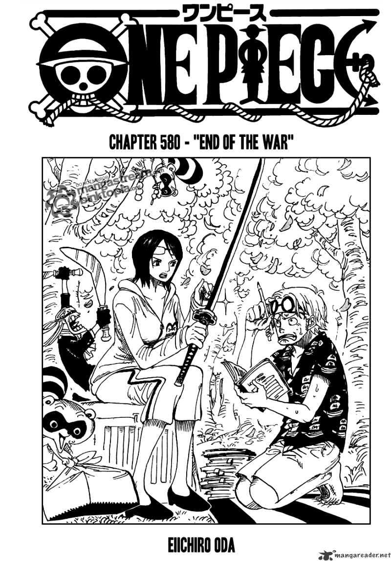 One Piece Chapter 580 : End Of The War - Picture 1