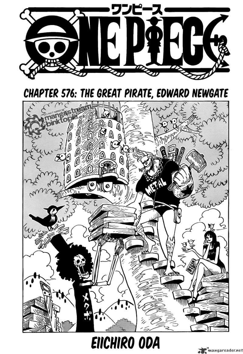 One Piece Chapter 576 : The Great Pirate, Edward Newgate - Picture 1