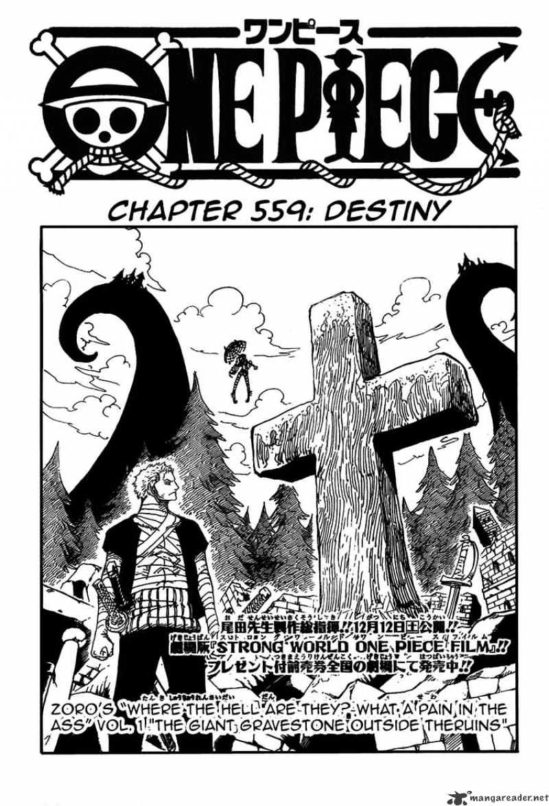 One Piece Chapter 559 : Destiny - Picture 1