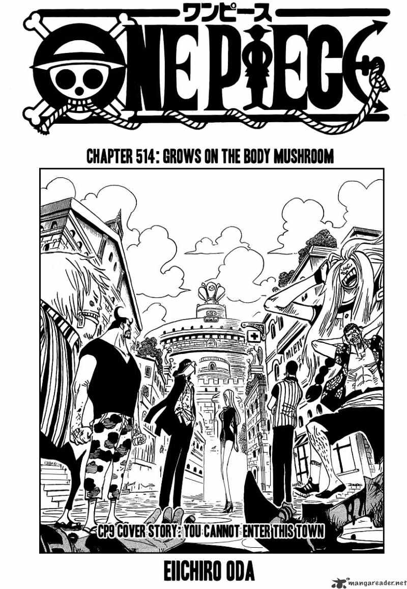 One Piece Chapter 514 : Mushrooms Growing Out Of Your Body Shroom - Picture 1