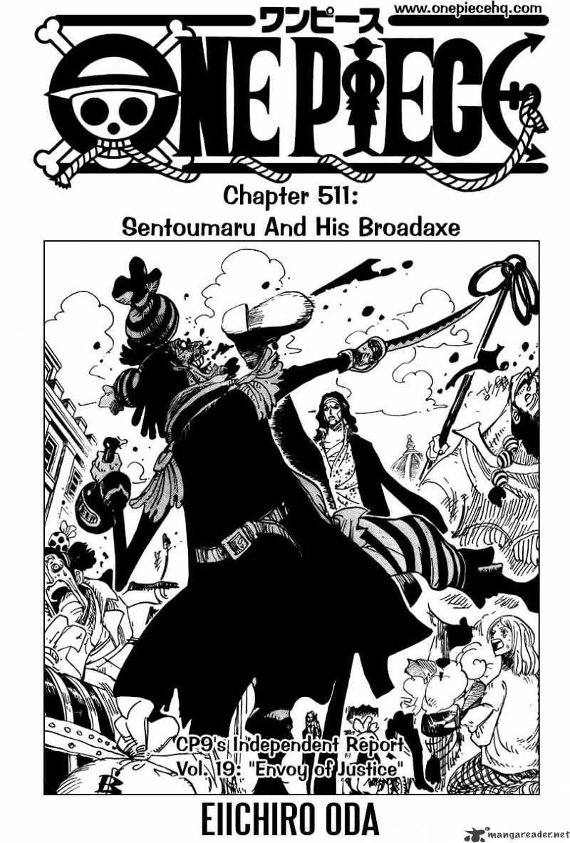 One Piece Chapter 511 : Sentoumaru And His Broadaxe - Picture 2