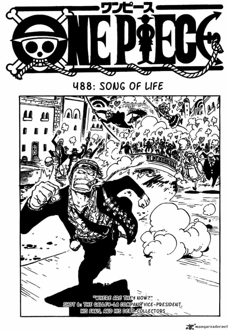 One Piece Chapter 488 : Song Of Life - Picture 2
