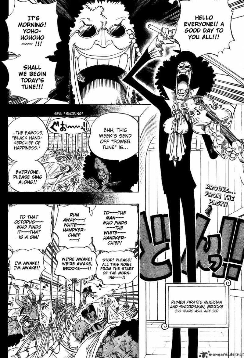 One Piece Chapter 487 : That Song - Picture 2