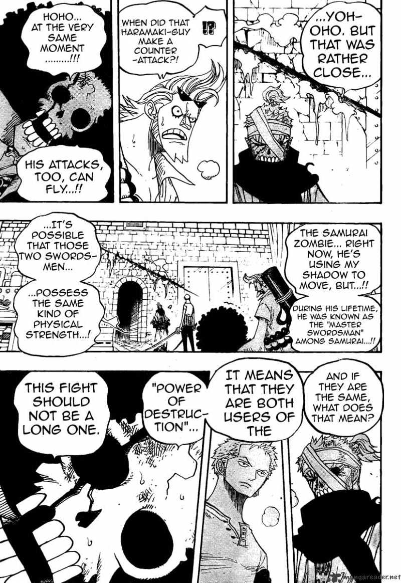 One Piece Chapter 467 : Pirate Zoro Vs. Samurai Ryuuma - Picture 3
