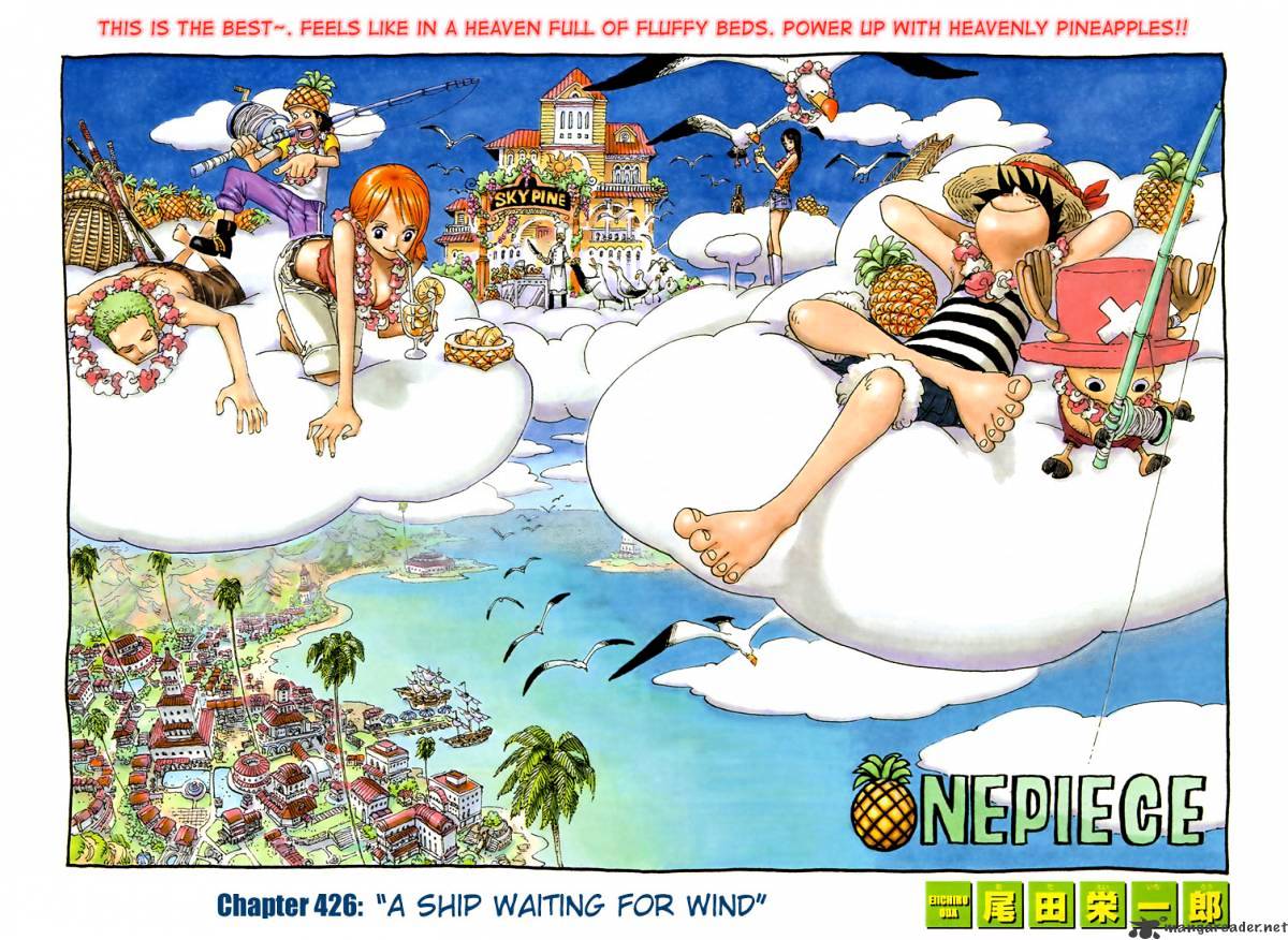 One Piece Chapter 426 : A Ship Waiting For Wind - Picture 1