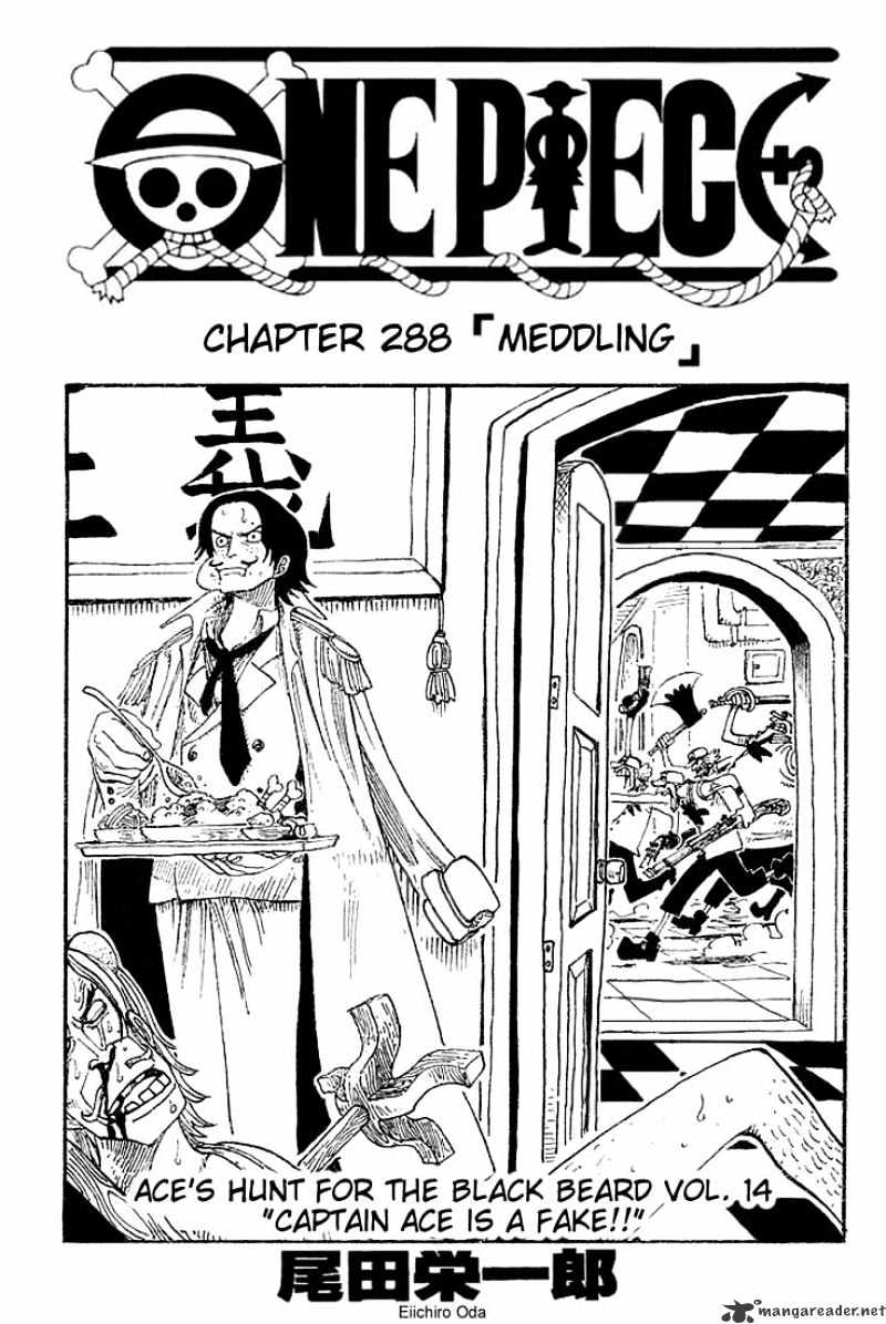 One Piece Chapter 288 : Meddling - Picture 1