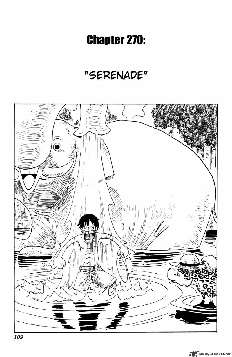One Piece Chapter 270 : Serenade - Picture 1