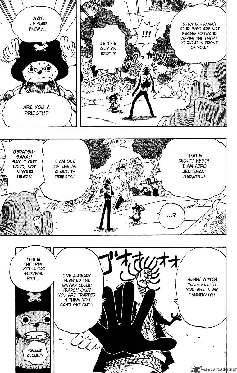 One Piece Chapter 262 : Chopper The Pirate Vs Priest Gedatsu - Picture 3