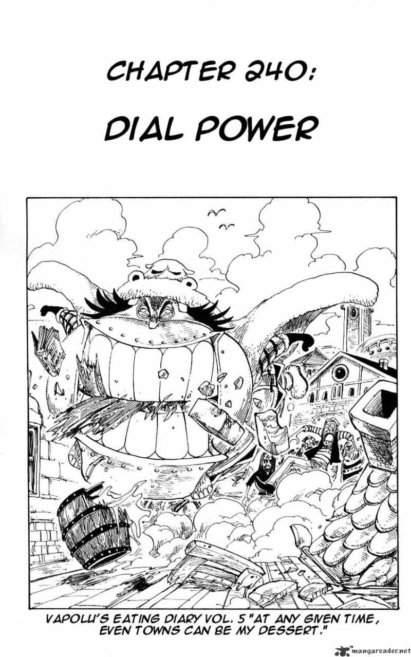 One Piece Chapter 240 : Dial Energy - Picture 1
