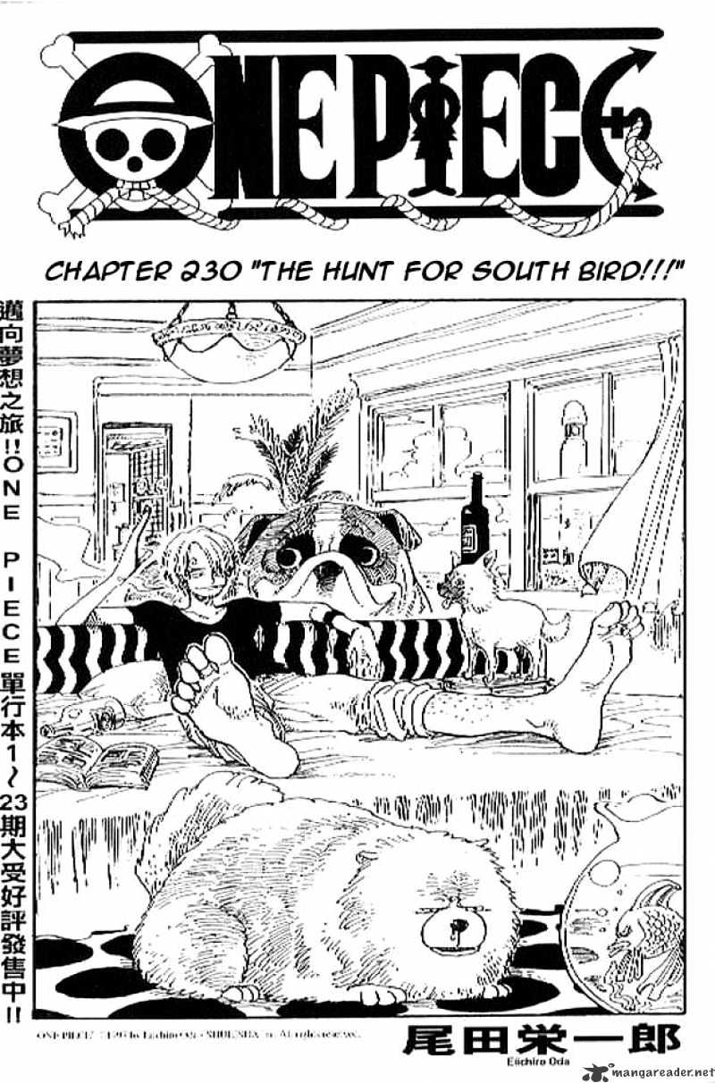 One Piece Chapter 230 : The Hunt For South Bird!!! - Picture 1