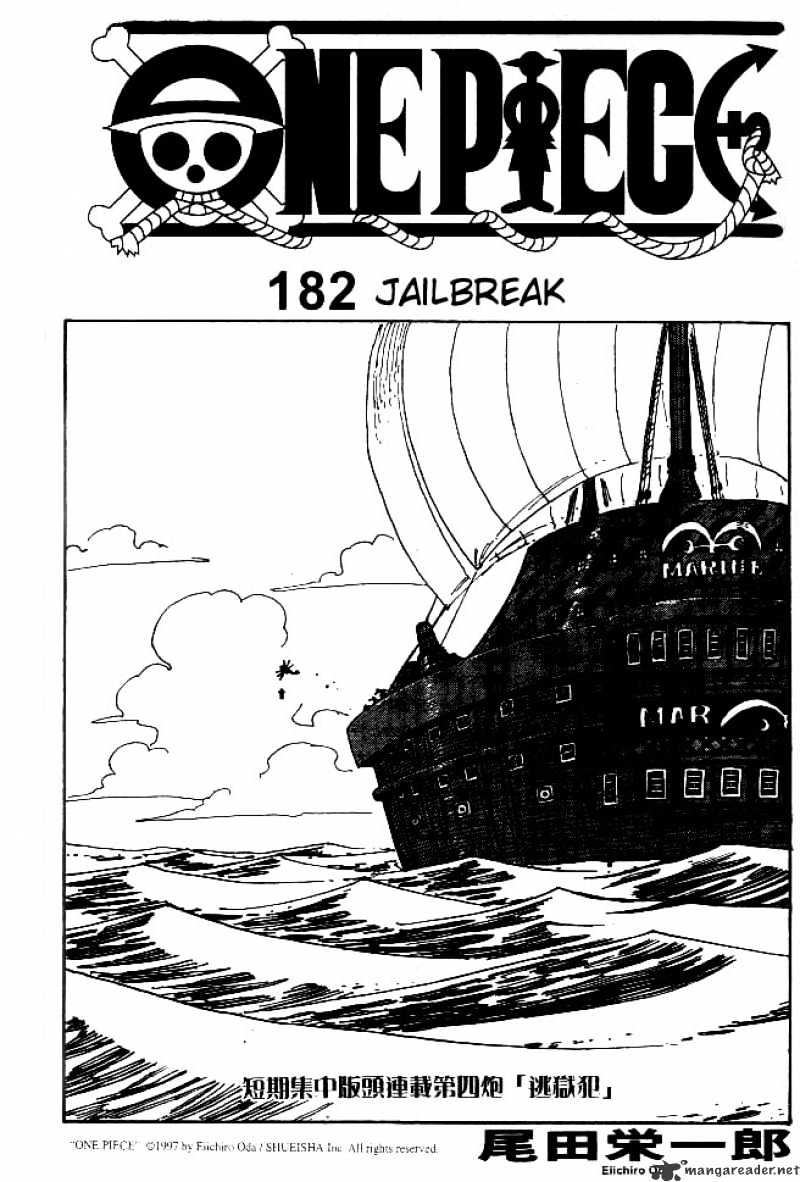 One Piece Chapter 182 : Jailbreak - Picture 1