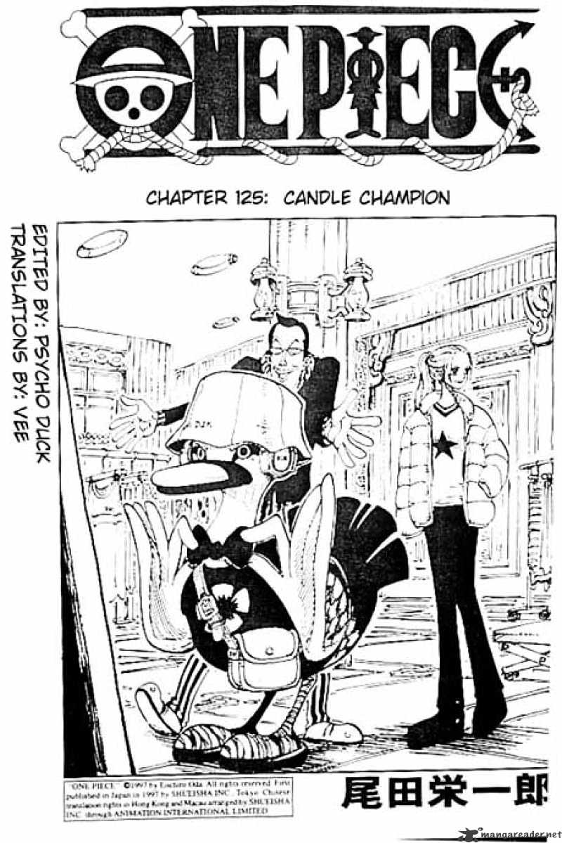 One Piece Chapter 125 : Candle Champion - Picture 1