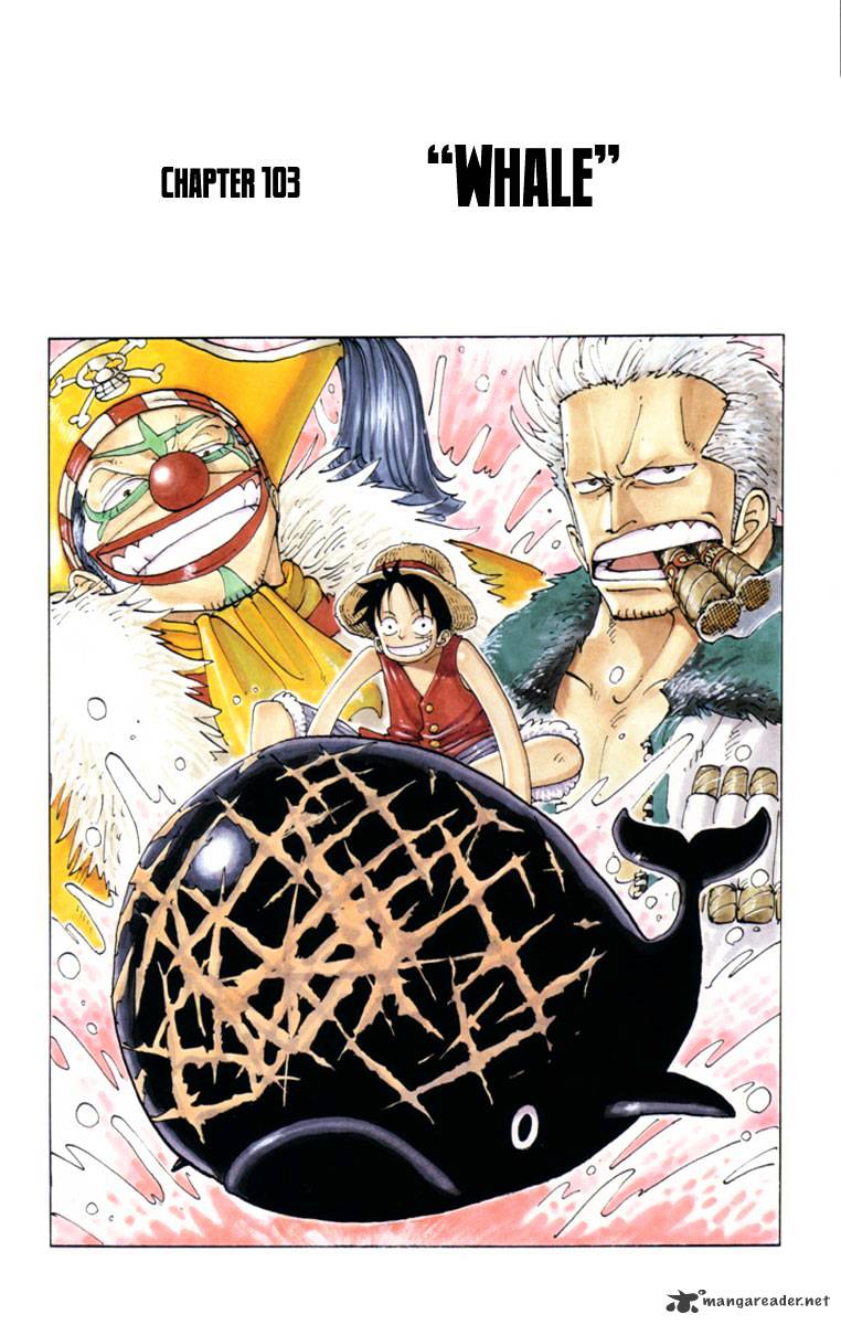 One Piece Chapter 103 : Whale - Picture 1